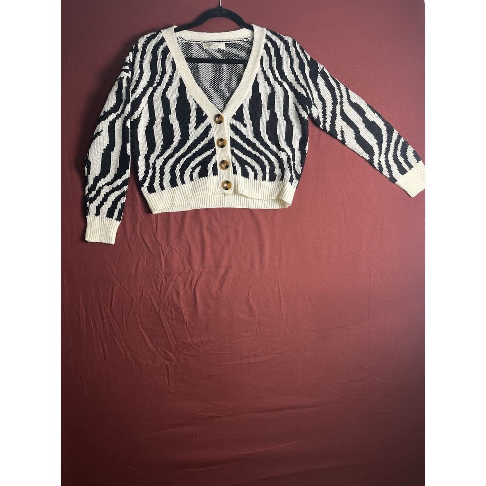 AMP  Zebra Pattern Sweater